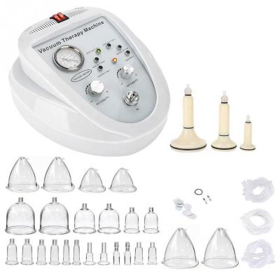 China Skin Tightening Vacuum Butt Hip Breast Enlargement Body Detox Physiotherapy Massage Salon Cup Lifting Shaping Machine for sale