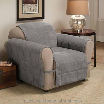 China Simple Cheap Customized Quilted Recliner Sofa Cover for sale