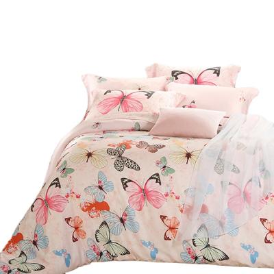 China Fitted Comforter 100% Polyester Big Warm Beautiful Butterfly for sale