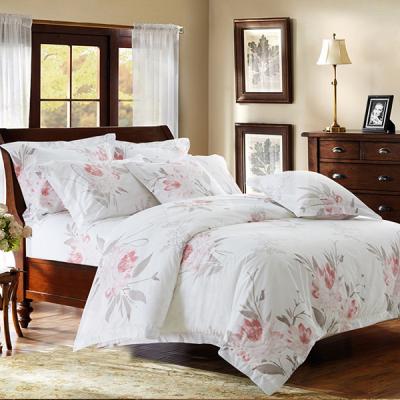 China Cozy Custom Printed Elastic Printed Bedspreads for sale