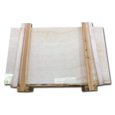 China Countertop Construction Design Turkey Akdag Material Vanilla Ivory Onyx With 1.8 Cm for sale