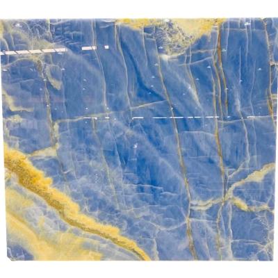 China Modern High Quality Polished Blue Onyx For Floor&Wall&Stairs&Vanity Top for sale