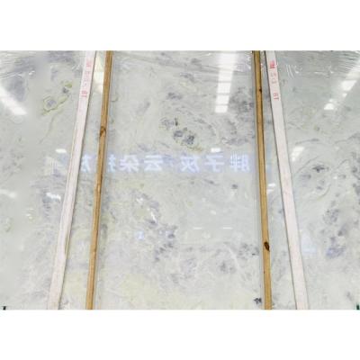 China Modern 18MM Polished Azul Acquamarina Marble For Countertop Floor Bathroom Background Wall for sale