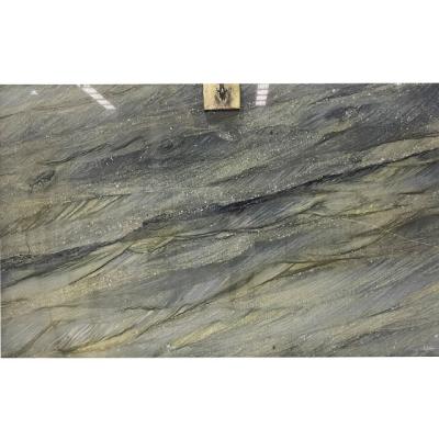 China Modern High Quality Polished Tropical Rainforest Quartzite For Countertop Background Wall And Bathroom for sale