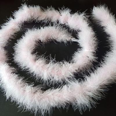 China Wholesale cheap boa decoration feather marabou feather boa turkey material for sale