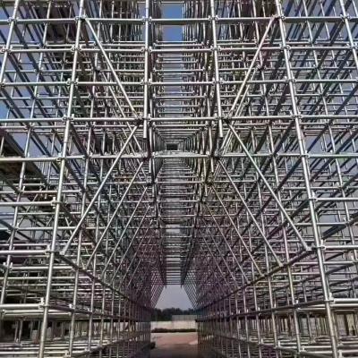 China Durable Hot Dipped Galvanized Movable Scaffold Frame Scaffolding System For Building And Facade Decoration for sale