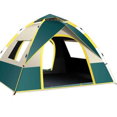 China Breathable Beach Tent Breathable Sound Two Doors And Two Windows Portable Waterproof Camping Tent for sale