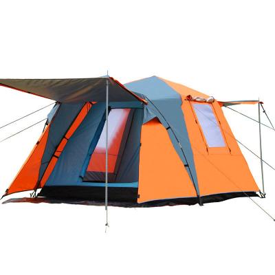 China Waterpoof/Wear-resistan Outdoor Sports Camping Hiking Automatic Glamping Tent 3-4 People Double Layers Family Tent for sale