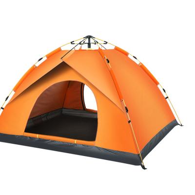 China 4 Season Protection 3-4 Person Camping Tent Rainproof Waterproof UV Automatic Outdoor Tent for sale