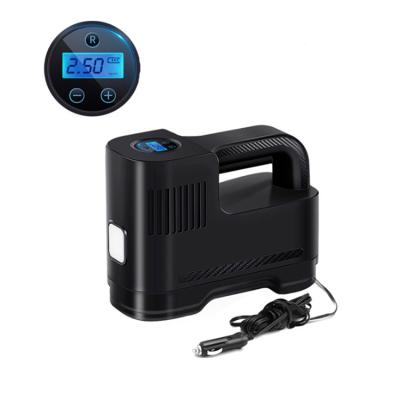 China Protable 2021New 120W DC12V Portable Compressor Car Smart Digital Display Air Compressor Pump Car Tyer Compressor for sale