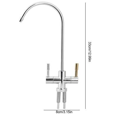 China Modern Double Lever Main Kitchen Faucet for sale