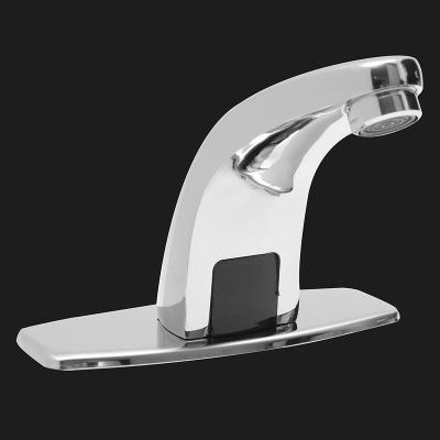 China Automatic Faucets Bathroom Sensor Faucet Metered Commercial Basin Induction Faucet for sale