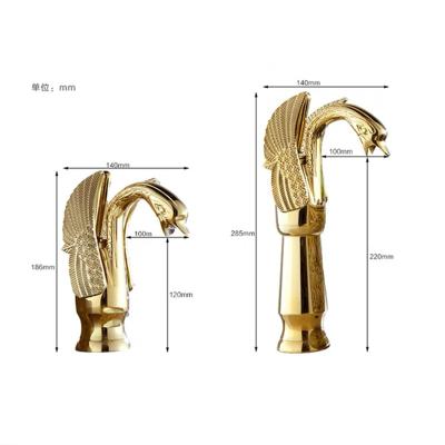 China Faucets Argentina Animal Basin Metered Brass Antique Faucet for sale