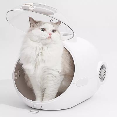 China WIFI Smart Cool Air and Breathable Space Bag Capsule Cat Portable Outdoor Dog Bag Small Messenger Pets Travel Box for sale