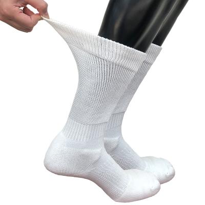 China Antibacterial Non Binding Compression Knee High Diabetic Socks for sale