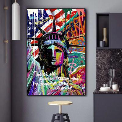 China Modern Art Paintings Living Room Statue Statue Porch Corridor Restaurant Wall Hanging Liberty Modern Decorative Painting Simple for sale