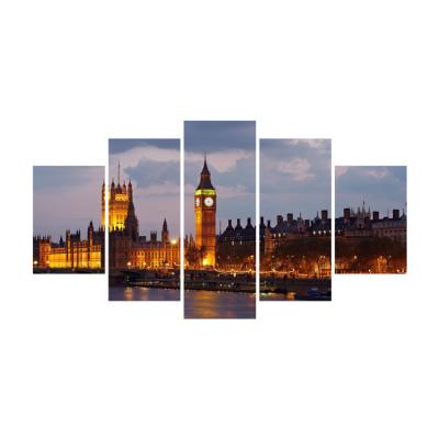 China New Arrival Modern London Big Ben Clock Decorative Painting Landscape Printed Canvas Painting Living Room Hanging Painting Wholesale for sale