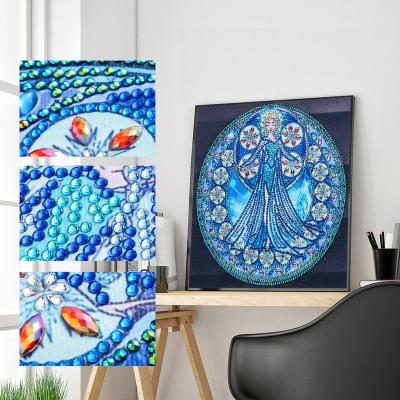 China Abstract Characters High Quality Diamond DIY Diamond Art Painting Crystal Special Shaped Painting For Home Decoration for sale