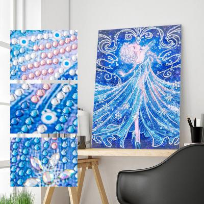 China Hot Selling Popular Fairy Abstract Amazon Shape Special Crystal Drill Diamond Paintings For Home Decoration for sale