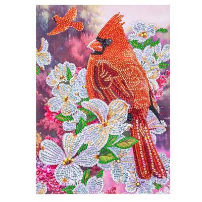 China Hot Selling Popular Abstract Amazon Shape Special Crystal Drill Bird Diamond Paintings For Home Decoration for sale