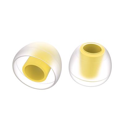 China Silicone Silicone Ear Tips For Soft Earphone For Long Wear Without Pain Ingenuity Art Multiple Colors for sale