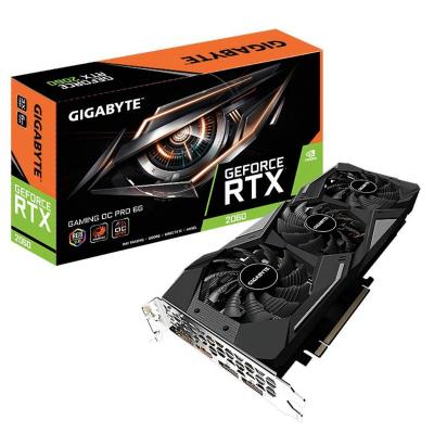 China New Gigabyte GeForce RTX Fast Gaming OC PRO WF2 OC 6G 192Bit GDDR6 2060 Workstation Delivery Graphics Card In Stock for sale