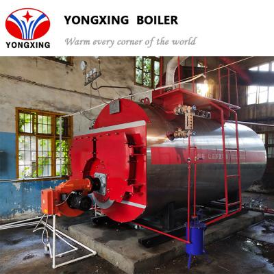 China Yongxing VERTICAL two ton steam boiler is used for textile, food and clothing for sale