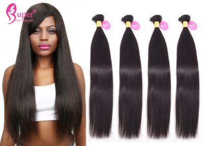 China 22 Inch Malaysian Straight Bundles Natural Black Color Human Hair Weave for sale