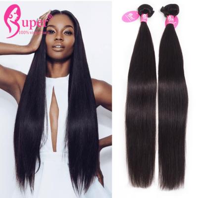 China Double Layer Long Malaysian Hair Extensions Straight Texture 100% Human Hair for sale