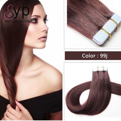 China Cinta inconsútil de la Virgen de la trama de la piel en grado real del cabello humano 8A de las extensiones 100 del pelo en venta