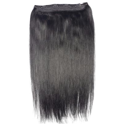 China Clip recto natural del cabello humano de Remy del indio del brasileño 100 en las extensiones 120g en venta