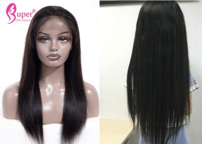 China Soft Brazilian Remy Lace Front Wigs / Remy Human Hair Extensions 20 Inch for sale