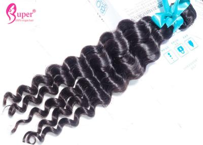 China Cuticle Remy Human Loose Deep Wave Peruvian Hair Bundles Machine Double Weft for sale