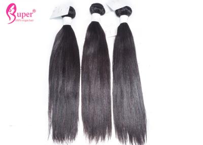 China 4 paquetes del pelo peruano lían el cabello humano recto 100% de la armadura de Yaki del grado 6A en venta