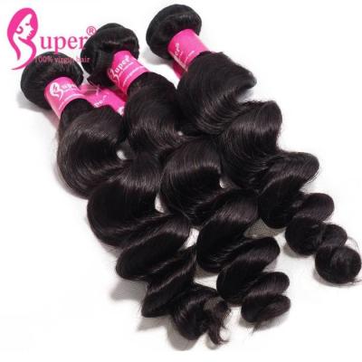 China Extensiones flojas eurasiáticas del pelo de Remy del indio de la onda para las mujeres de los amantes de Hollywood en venta