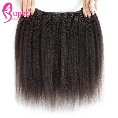 China Cambodian 24 Remy Human Hair Extensions Yaki Straight Bundles Double Weft for sale