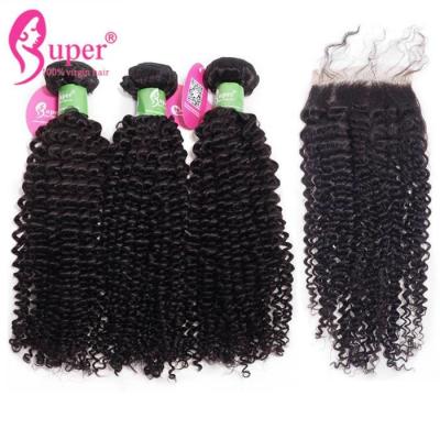 China A Grade Remy Human Hair Extensions Virgin Cambodian Naturally Curly Texture for sale