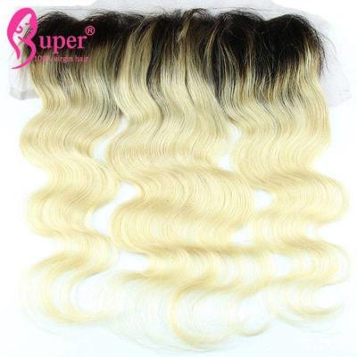 China Textura modificada para requisitos particulares Restyleable negra y rubia de las extensiones del pelo de Ombre en venta