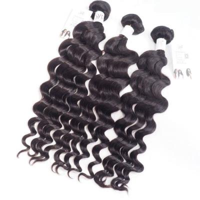 China Virgin Indian Wet And Wavy Remy Human Hair Weave Extensions Natural Black # 1b Color for sale