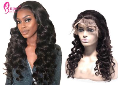 China Glueless Full Lace Wigs 100% Human Virgin Cuticle Aligned Hair Loose Wave for sale