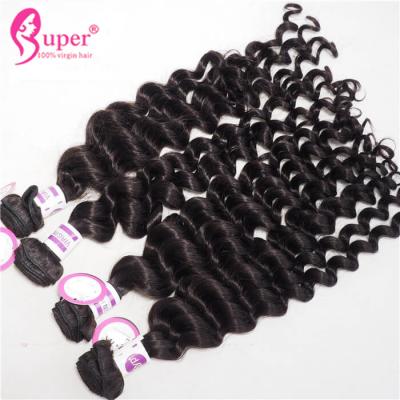 China Double Drawn Mink Virgin Raw Cuticle Aligned Hair One Donor Natural Wave Cheap for sale