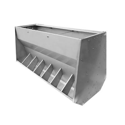 China Easy assembled Automatic Pig Farm Stainless Steel Fattening Pig Feeder Trough Factory Direct Supply for sale