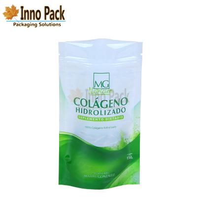 China Tear Gap Eco Friendly Plastic Food Packaging Bags With Zipper for sale