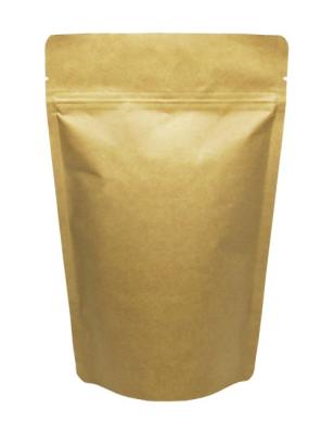 China 100g 250g 500g Organic Food Kraft Moisture Proof Custom Eco - Friendly Natural Paper Bags for sale