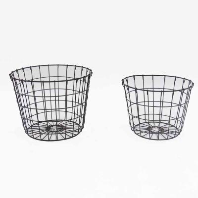 China Best Selling Sustainable Kitchen Multifunctional Metal Laundry Tissue Basket Storage for sale