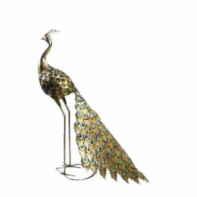 China Outdoor Decoration Factory Wholesale Peacock Garden Ornaments Decorative Sculpture Decor for sale