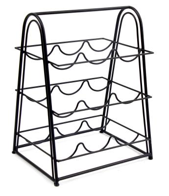 China Free Standing Wine Rack Metal Wine Rack Wine Organizer Freestanding Modern Wine Rack for sale