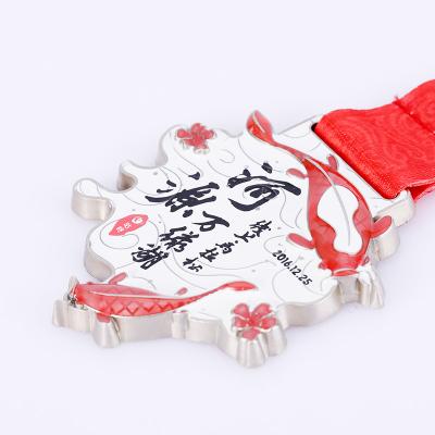 China China China Manufacture No Min Order Custom Souvenir Sport Marathon Finisher Medal Custom for sale