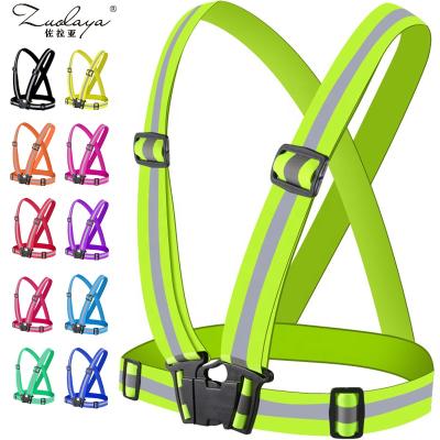 China High Visibility Running Vest Cheap Reflective Vest Fluorescent ReflectiveVest Wholesale QUICK DRY Safety for sale