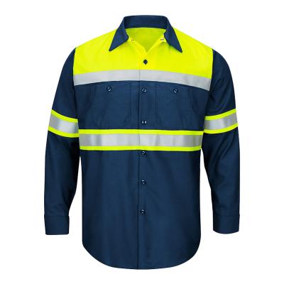 China With Reflective Brand Men Hi Vis Reflective Safety Construction Battery Heated Workwear Jacket for sale